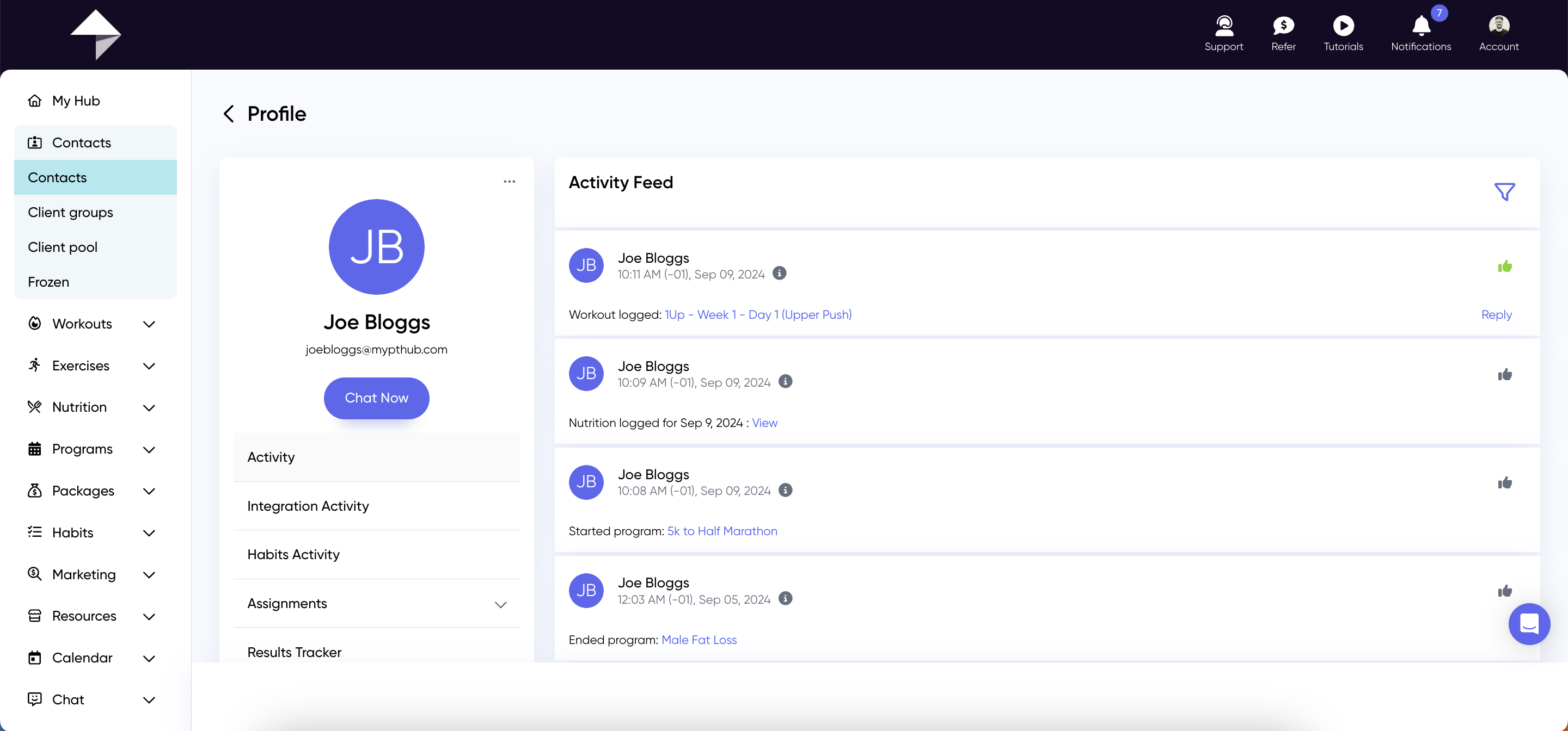 New Contact activity feed.png