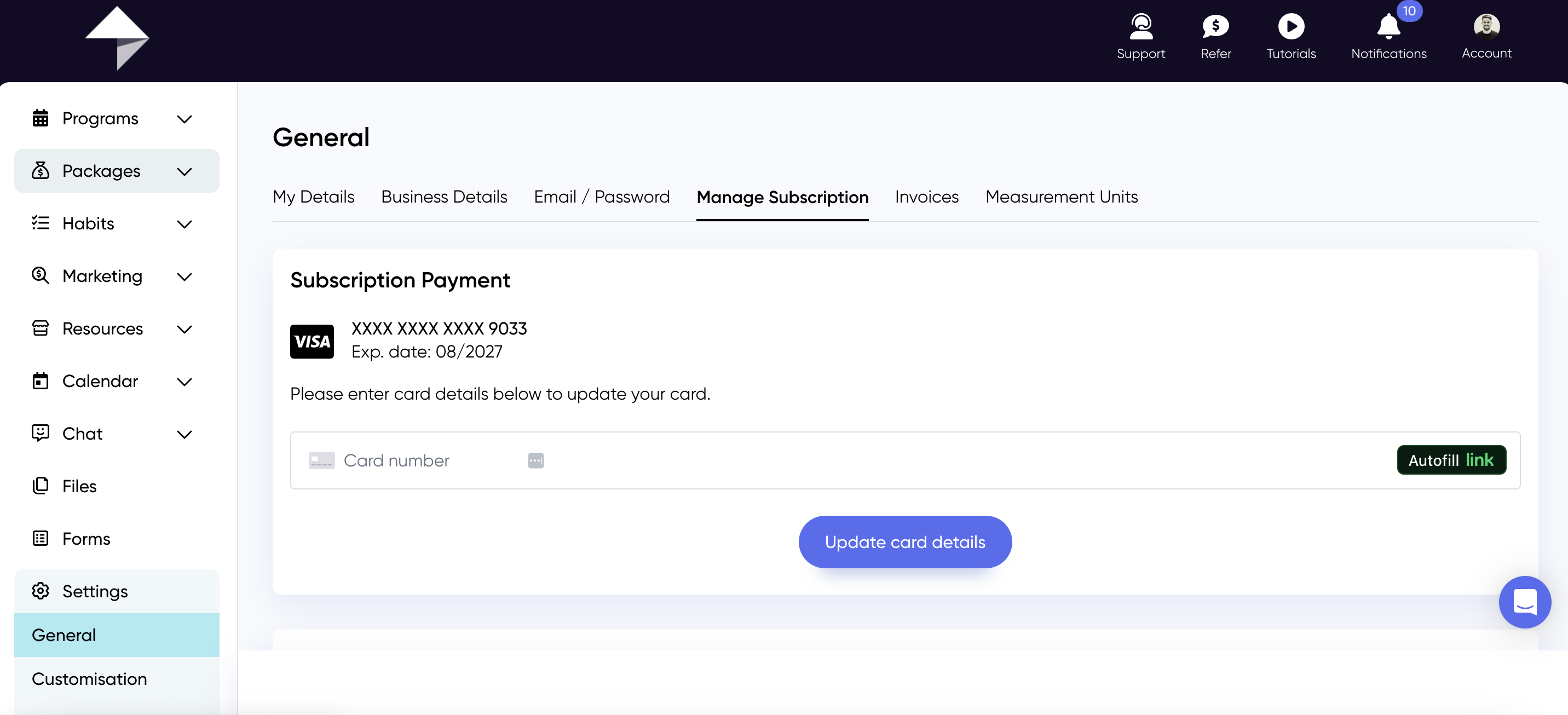 New settings general manage subscription.png