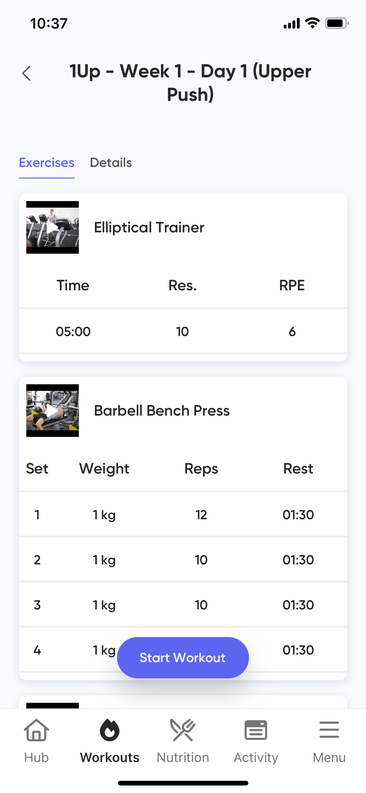 App view workout to start workout.PNG