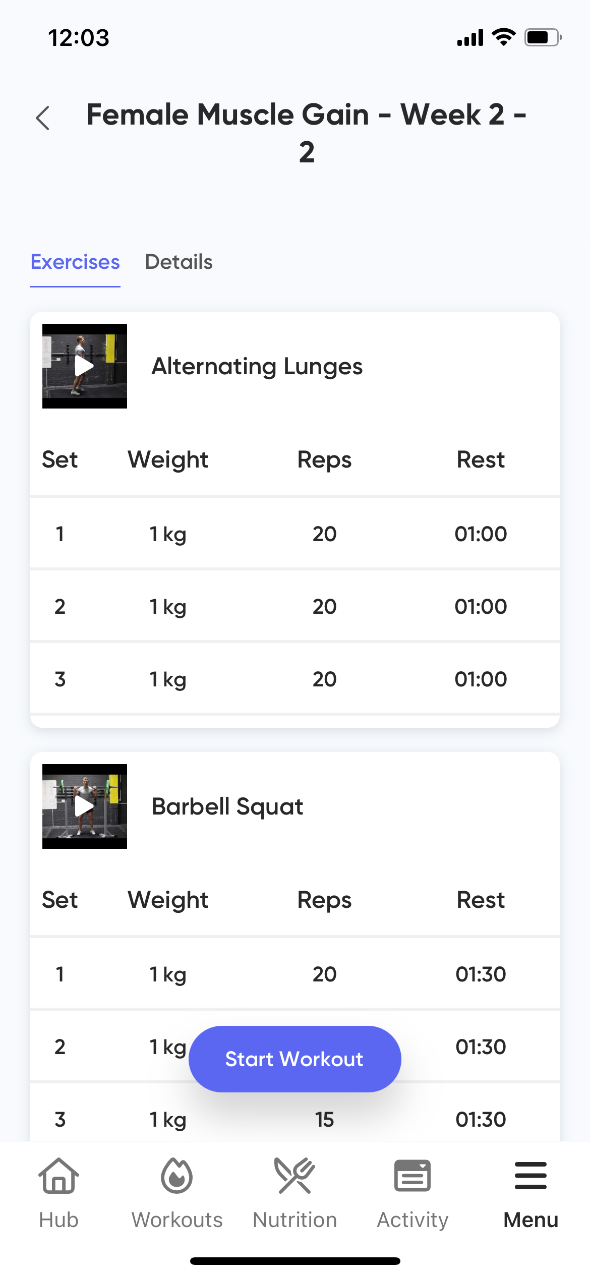 App client starting a workout for a previous day in program.PNG
