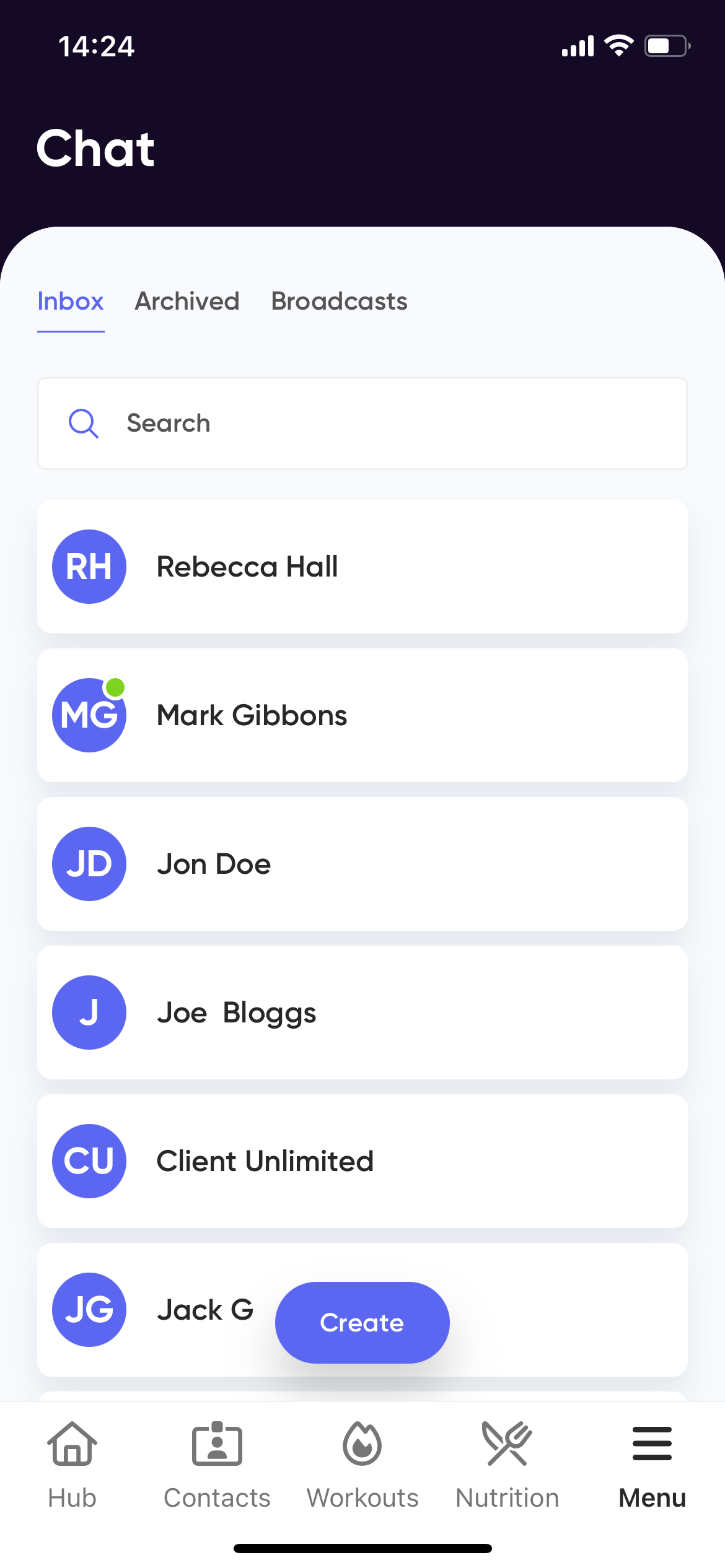 App chat inbox and create.PNG