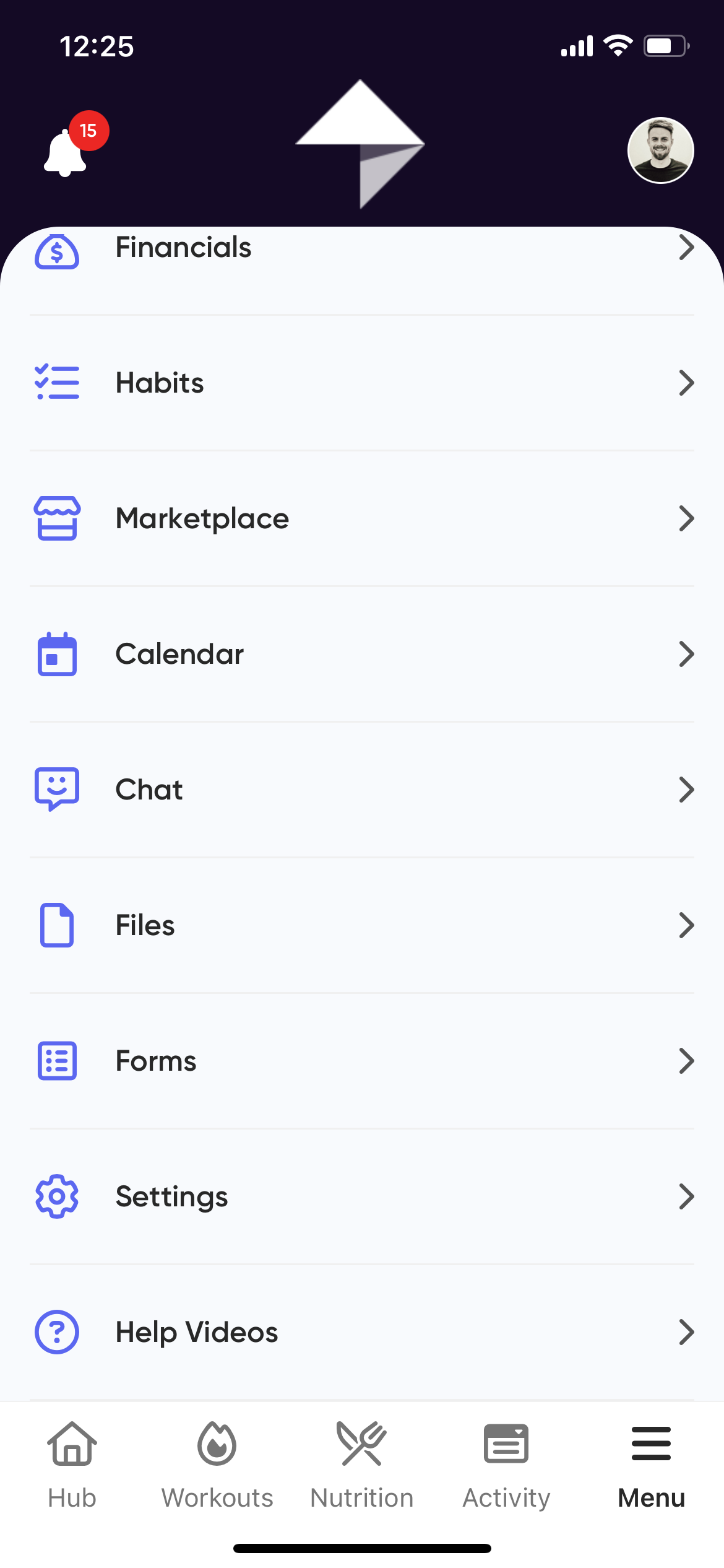 App client menu help videos.PNG